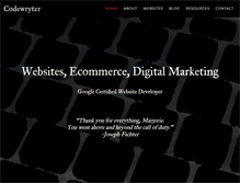 Tablet Screenshot of codewryter.com